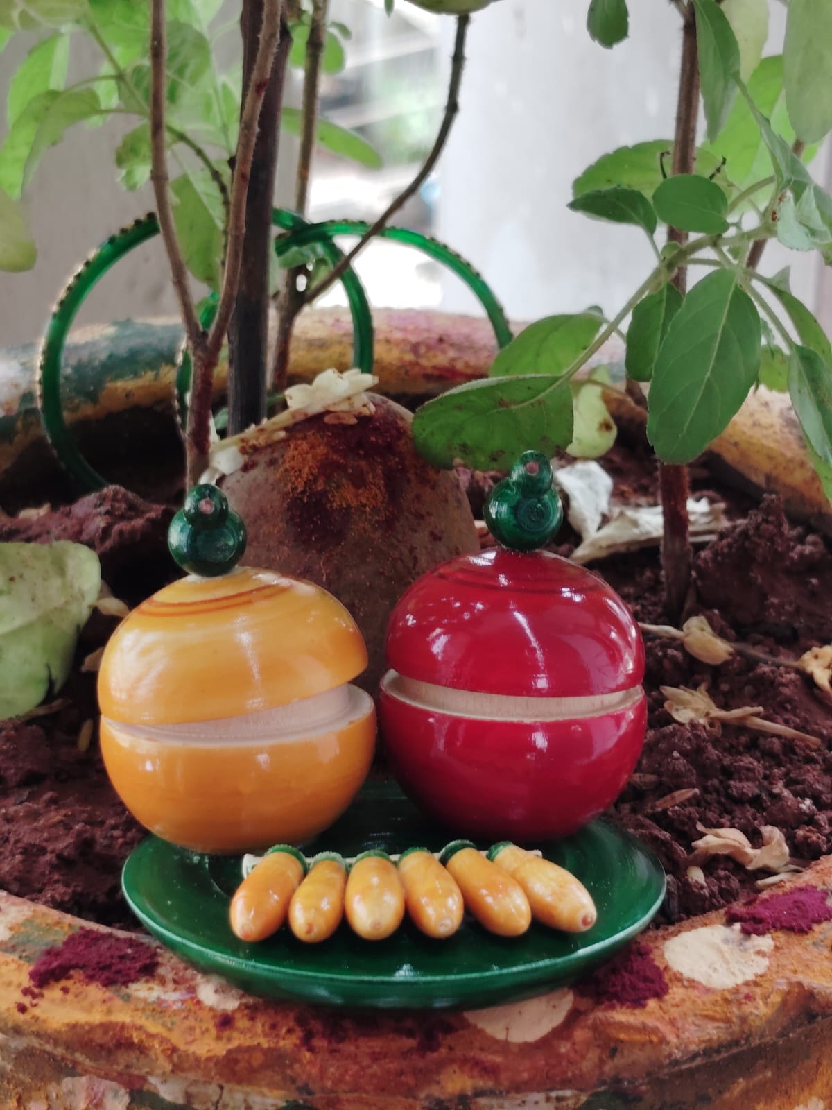 THAMBULAM KUMKUM/HALDI CONTAINERS