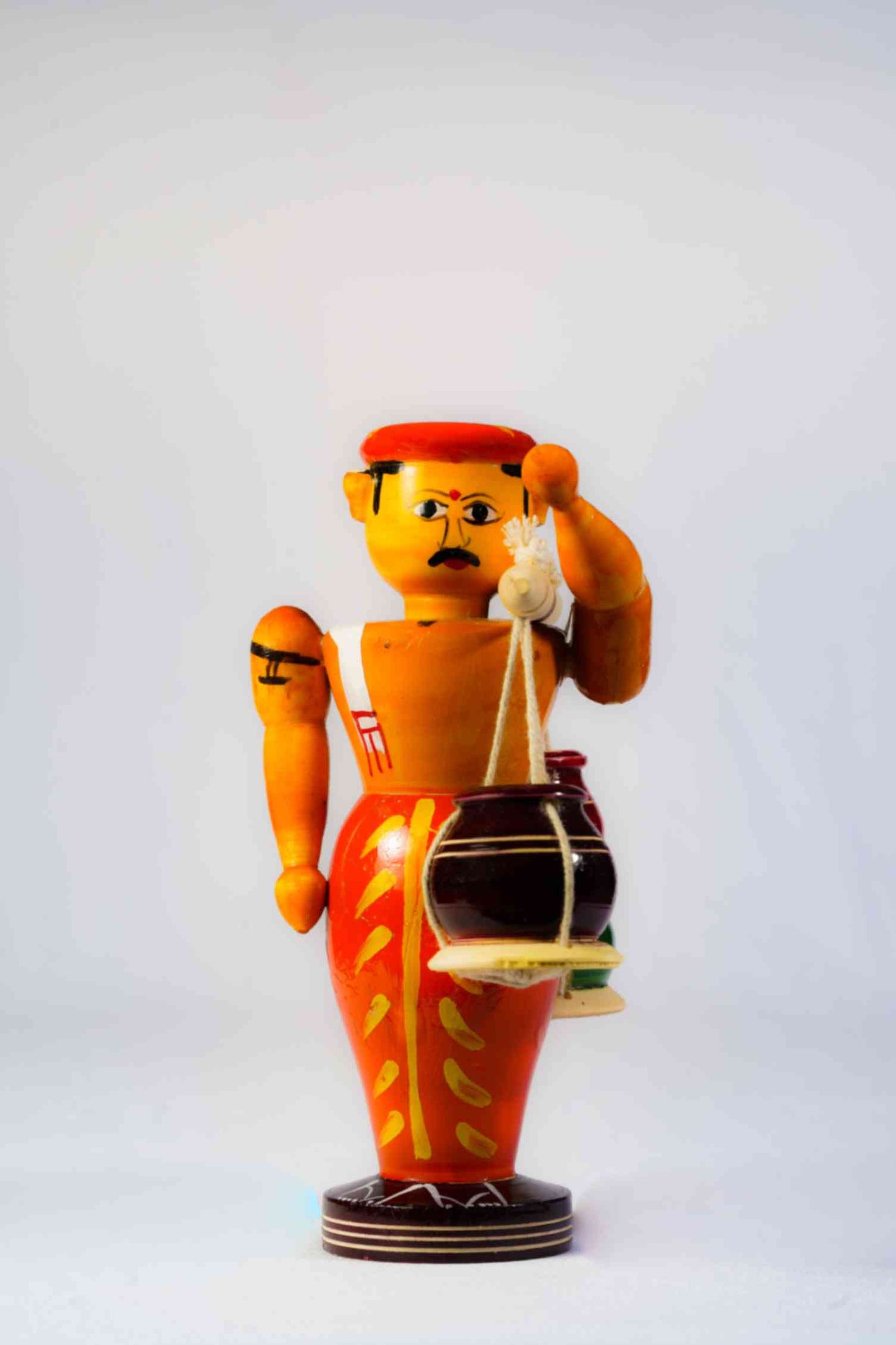 FARMER CARRYING POTS