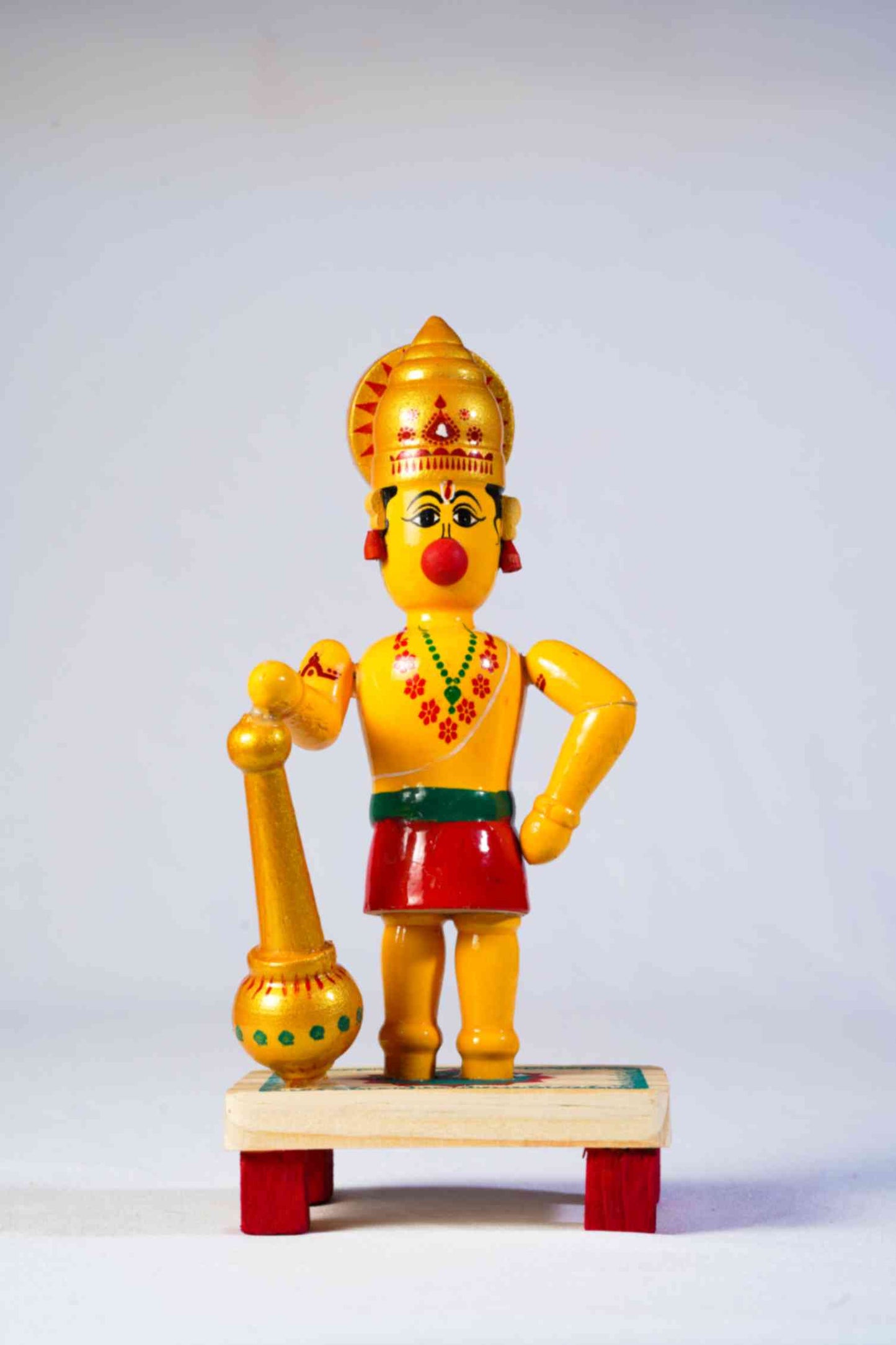 WOODEN HANUMAN IDOL