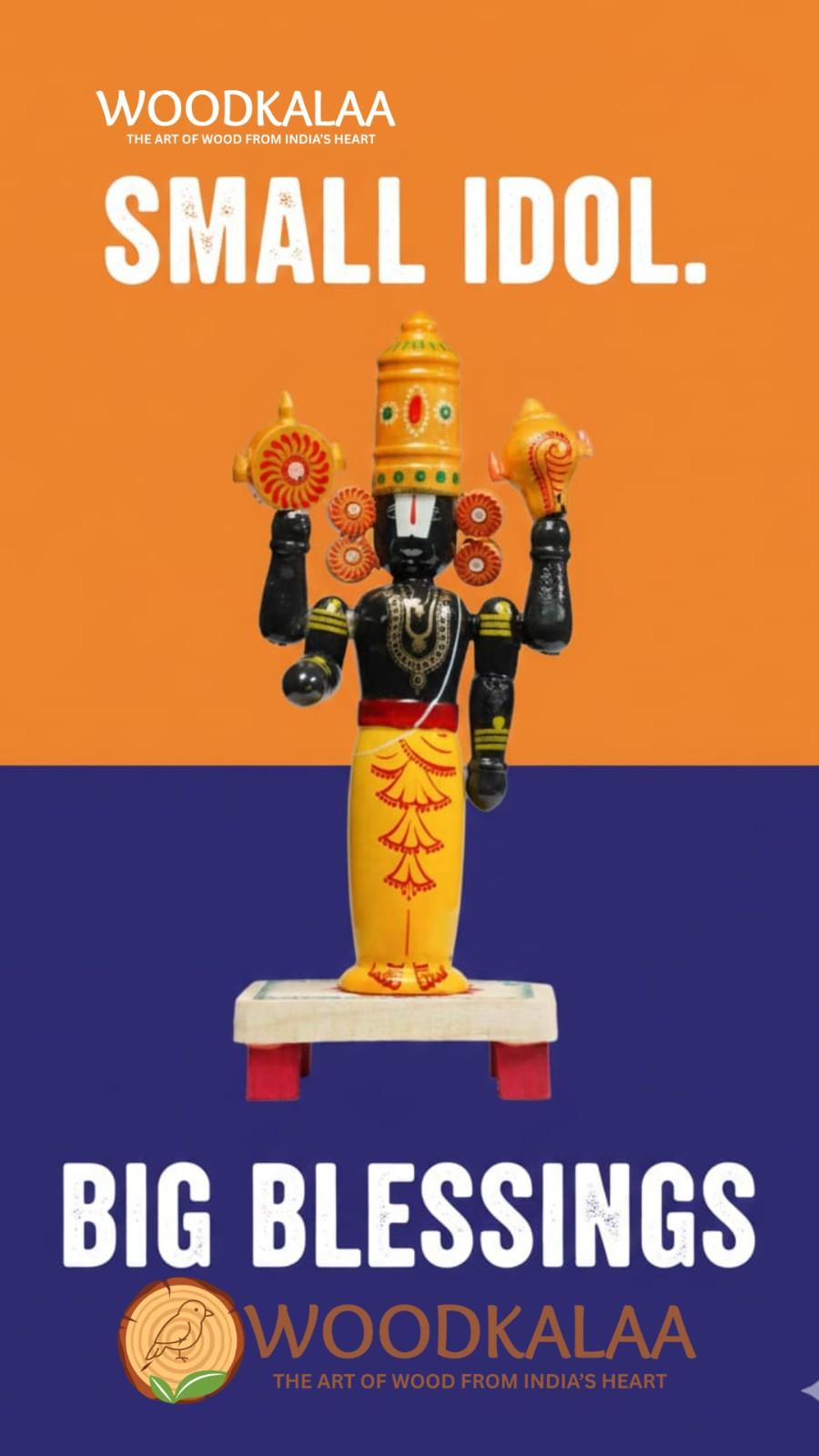 STANDING LORD VENKATESWARA(BALAJI)