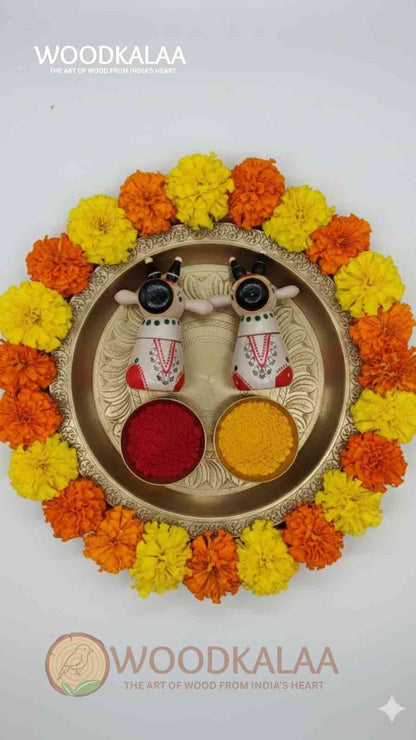 NANDI KUMKUM/HALDI CONTAINERS (PACK 2)