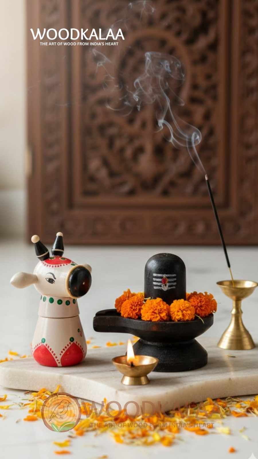 NANDI KUMKUM/HALDI CONTAINERS (PACK 2)