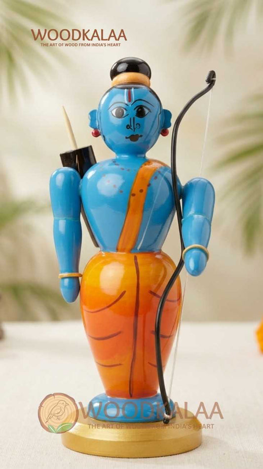 WOODEN LORD SRI RAM