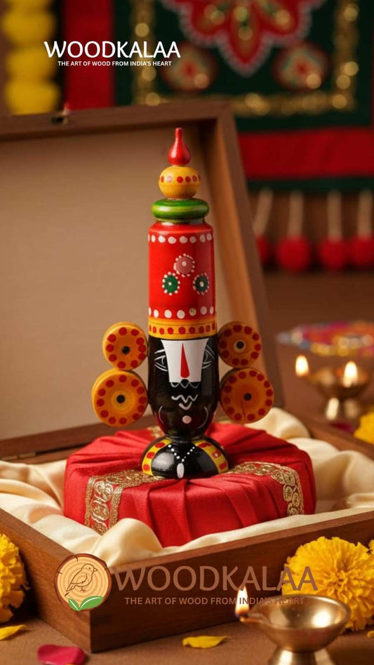 WOODEN LORD VENKATESWARA (BALAJI)