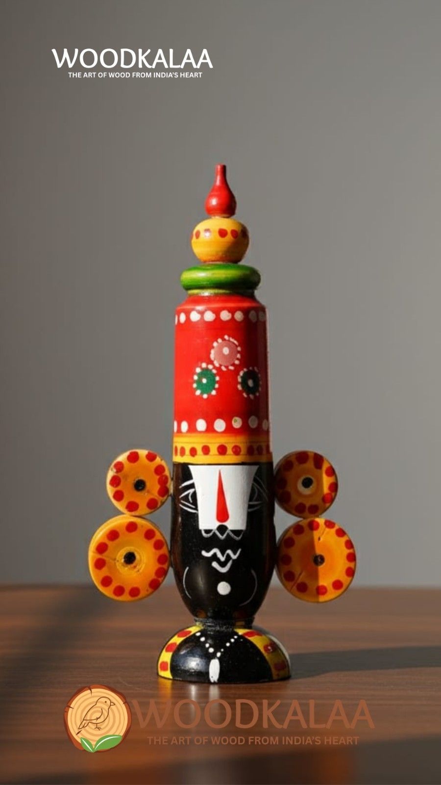 WOODEN LORD VENKATESWARA (BALAJI)