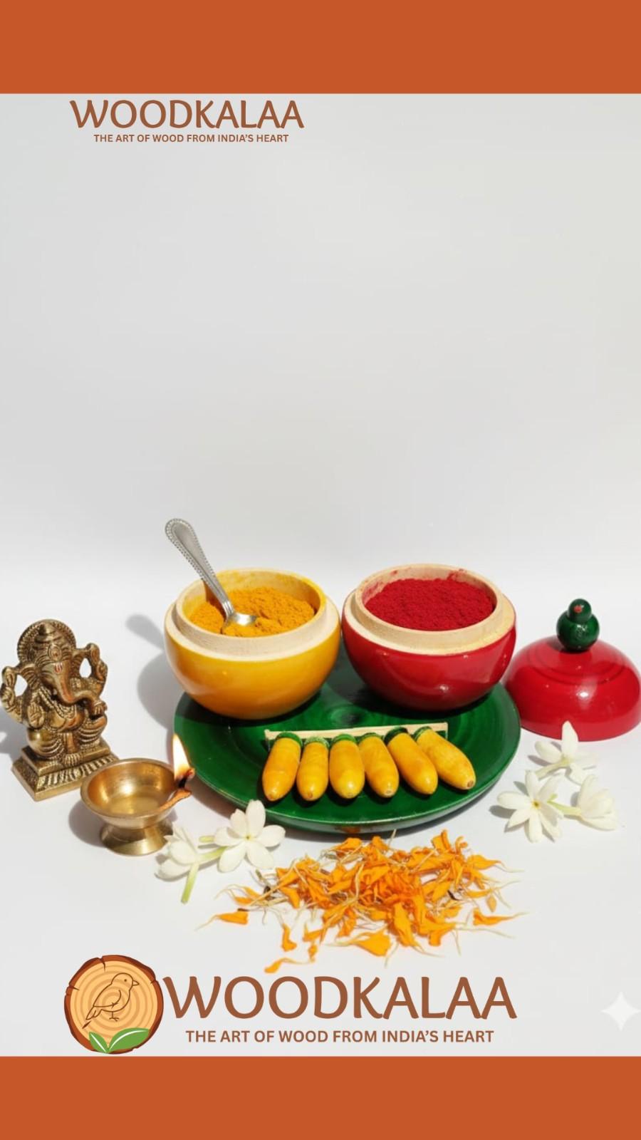 THAMBULAM KUMKUM/HALDI CONTAINERS