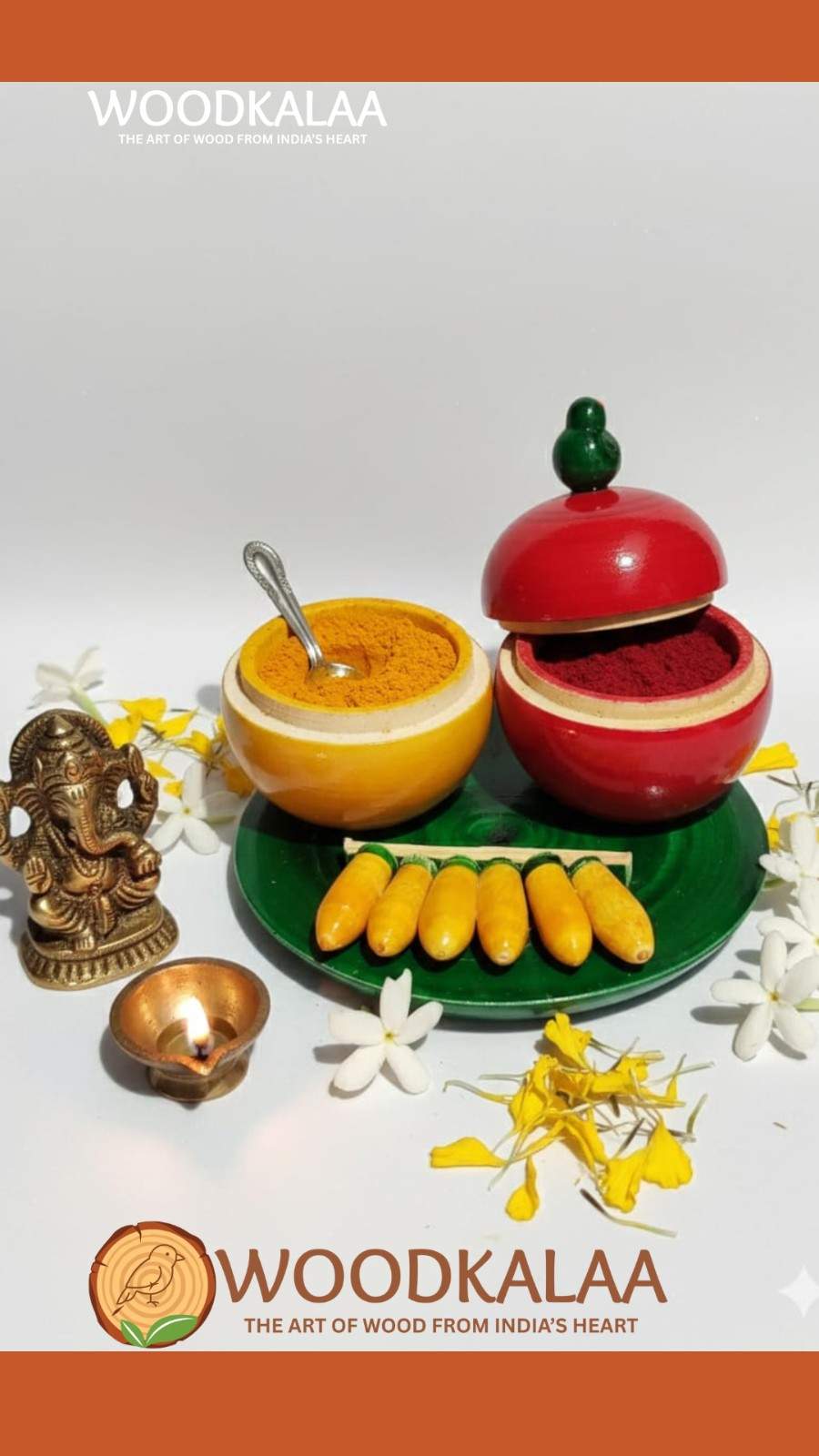 THAMBULAM KUMKUM/HALDI CONTAINERS