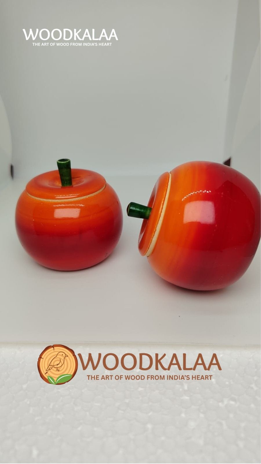APPLE HALDI-KUMKUM CONTAINERS (PACK 2)