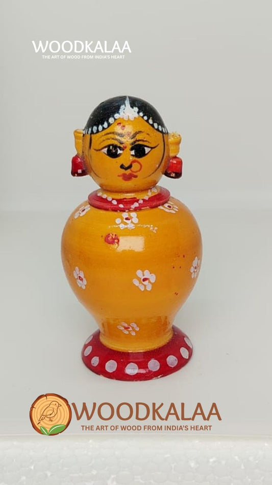 COUPLE HALDI-KUMKUM CONTAINERS