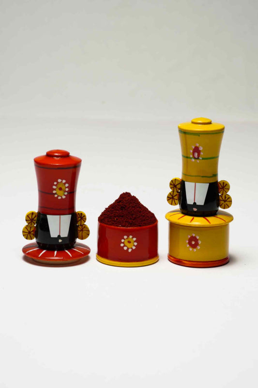 LORD VENKATESWARA KUMKUM/HALDI CONTAINERS
