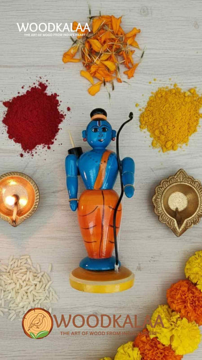 WOODEN LORD SRI RAM