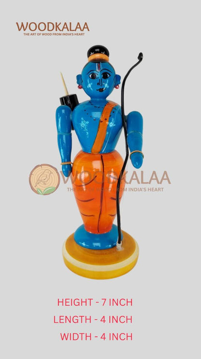 WOODEN LORD SRI RAM